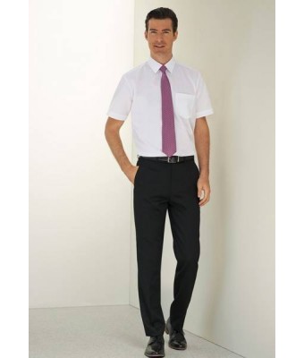 Apollo mens flat front trouser