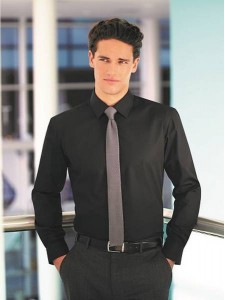 Alba Slim Fit Long  Sleeve Mens Shirt