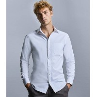 Russell Collection Long Sleeve Tailored Coolmax® Shirt