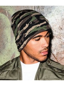 Beechfield Camo Cuffed Beanie