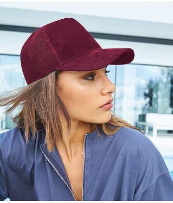 Beechfield Suede Snapback Trucker Cap