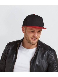 Beechfield Original Flat Peak 6 Panel Snapback Cap