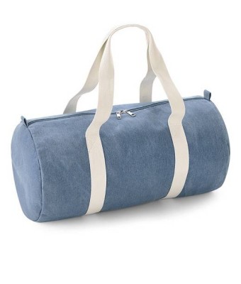 BagBase Denim Barrel Bag