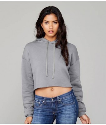 Bella Ladies Cropped Hoodie
