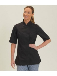 Dennys Ladies Short Sleeve Premium Chef's Jacket