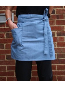 Dennys Cross Dyed Denim Waist Apron with Pocket
