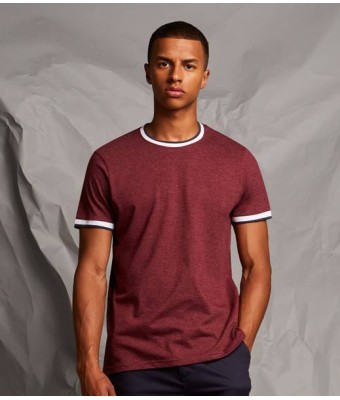 Front Row Contrast Tipped T-Shirt