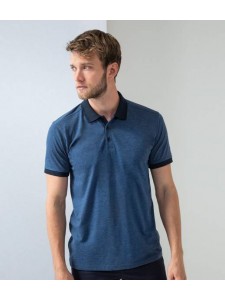 Henbury Contrast Tri-Blend Jersey Polo Shirt