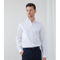 Henbury Long Sleeve Stretch Poplin Shirt