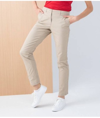 Henbury Ladies Stretch Chino Trousers