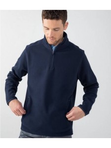 Henbury Zip Neck Micro Fleece