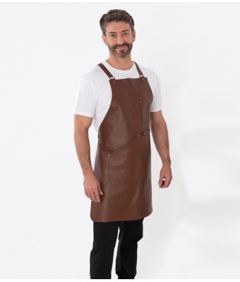 Joseph Alan Leather Bib Apron