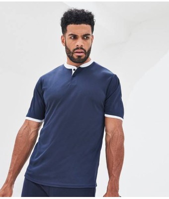 AWDis Cool Stand Collar Sports Polo Shirt