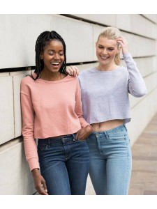 AWDis Girlie Cropped Sweatshirt