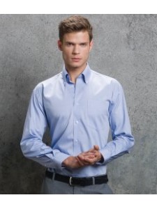 Kustom Kit Premium Long Sleeve Classic Fit Oxford Shirt