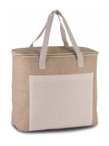 Kimood Large Jute Cool Bag