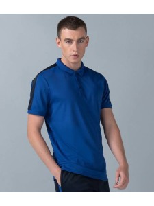 Finden and Hales Unisex Contrast Panel Piqué Polo Shirt