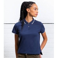 Mantis Ladies The Tipped Polo Shirt