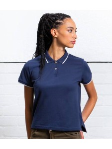 Mantis Ladies The Tipped Polo Shirt