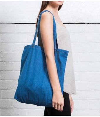 Mantis Denim Tote Bag