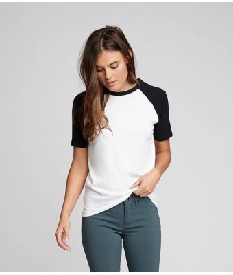 Next Level Unisex Contrast Cotton Raglan T-Shirt