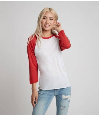 Next Level Unisex Tri-Blend 3/4 Sleeve Raglan T-Shirt