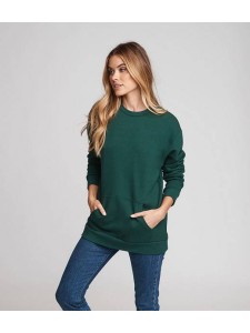 Next Level Unisex Crew Neck Pocket Sweatshirt