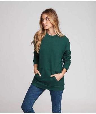Next Level Unisex Crew Neck Pocket Sweatshirt