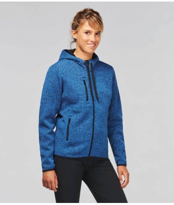 Proact Ladies Heather Hooded Jacket