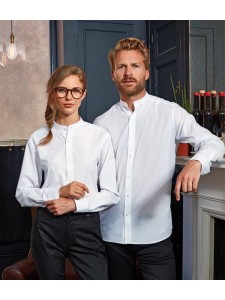 Premier Unisex Long Sleeve Grandad Shirt