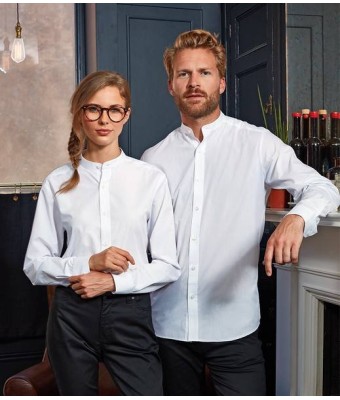 Premier Unisex Long Sleeve Grandad Shirt