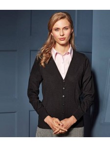 Premier Ladies Essential Acrylic V Neck Cardigan