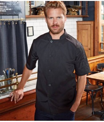 Premier Essential Short Sleeve Chef's Jacket
