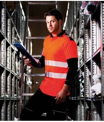 Portwest PW3 Hi-Vis Polo Shirt