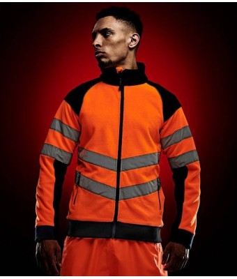 Regatta Hi-Vis Pro Contrast Fleece Jacket
