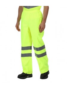 Regatta Hi-Vis Pro Packaway Overtrousers