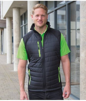 Result Black Compass Padded Gilet