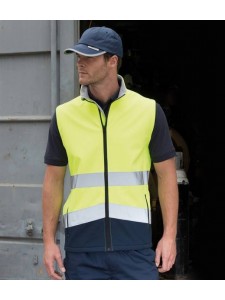 Result Safe-Guard Printable Safety Soft Shell Gilet