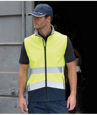 Result Safe-Guard Printable Safety Soft Shell Gilet