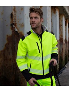 Result Safe-Guard Printable Ripstop Safety Soft Shell Jacket