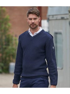 PRO RTX Pro Acrylic Security V Neck Sweater