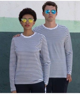 SF Unisex Long Sleeve Striped T-Shirt