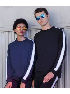 SF Unisex Contrast Raglan Sweatshirt