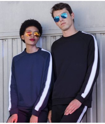 SF Unisex Contrast Raglan Sweatshirt