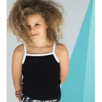 SF Minni Kids Feel Good Stretch Contrast Strappy Vest