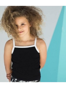 SF Minni Kids Feel Good Stretch Contrast Strappy Vest