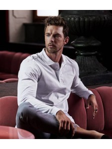 Tee Jays Luxury Stretch Long Sleeve Polo Shirt