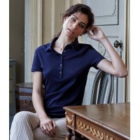 Tee Jays Ladies Pima Cotton Interlock Polo Shirt
