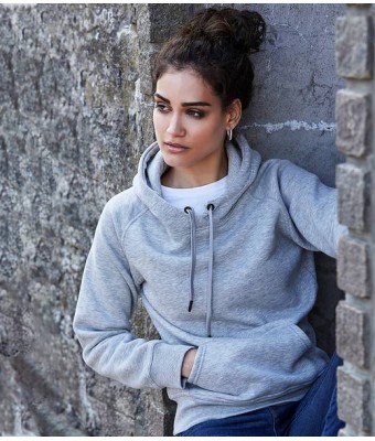 Tee Jays Ladies Raglan Hooded Sweatshirt