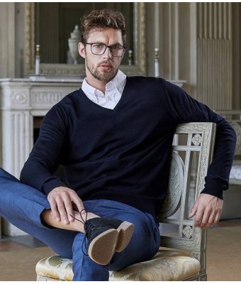 Tee Jays Merino Blend V Neck Sweater